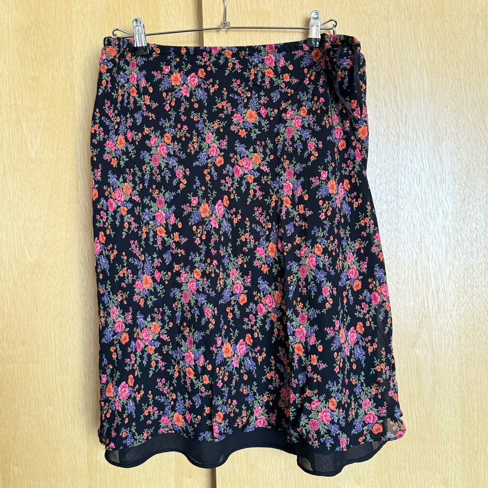 midi floral skirt